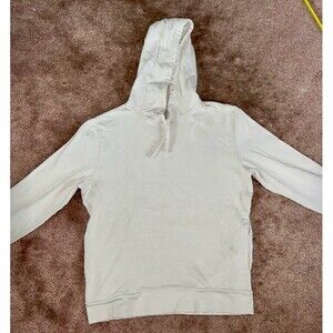 ASOS Beige Off-White Hoodie Men’s Medium Pullover Classic Fit